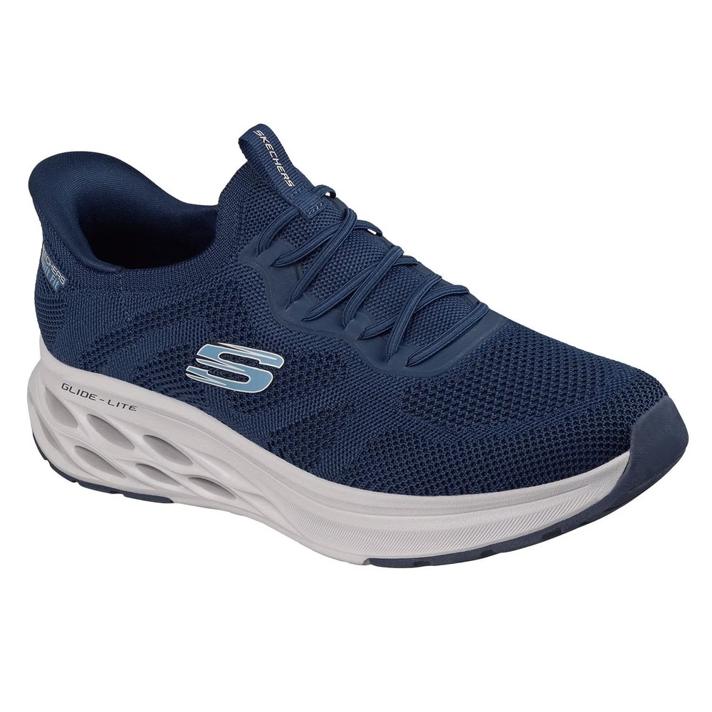 Skechers Mens Glide-Lite Swift Fit Sneaker Navy Blue 9.5 232617